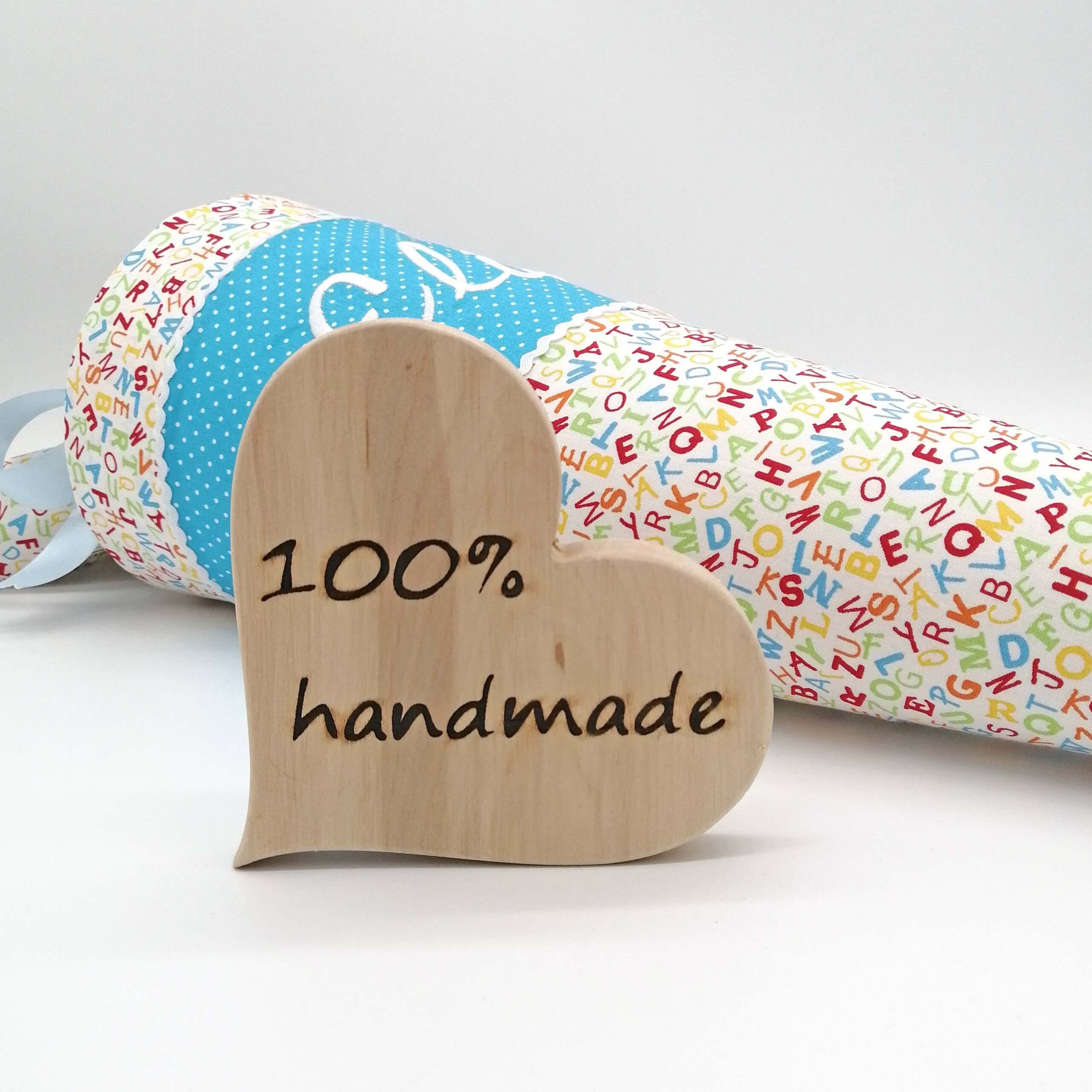 Schultüte/Geschwistertüte "Buchstaben blau" - Image 3