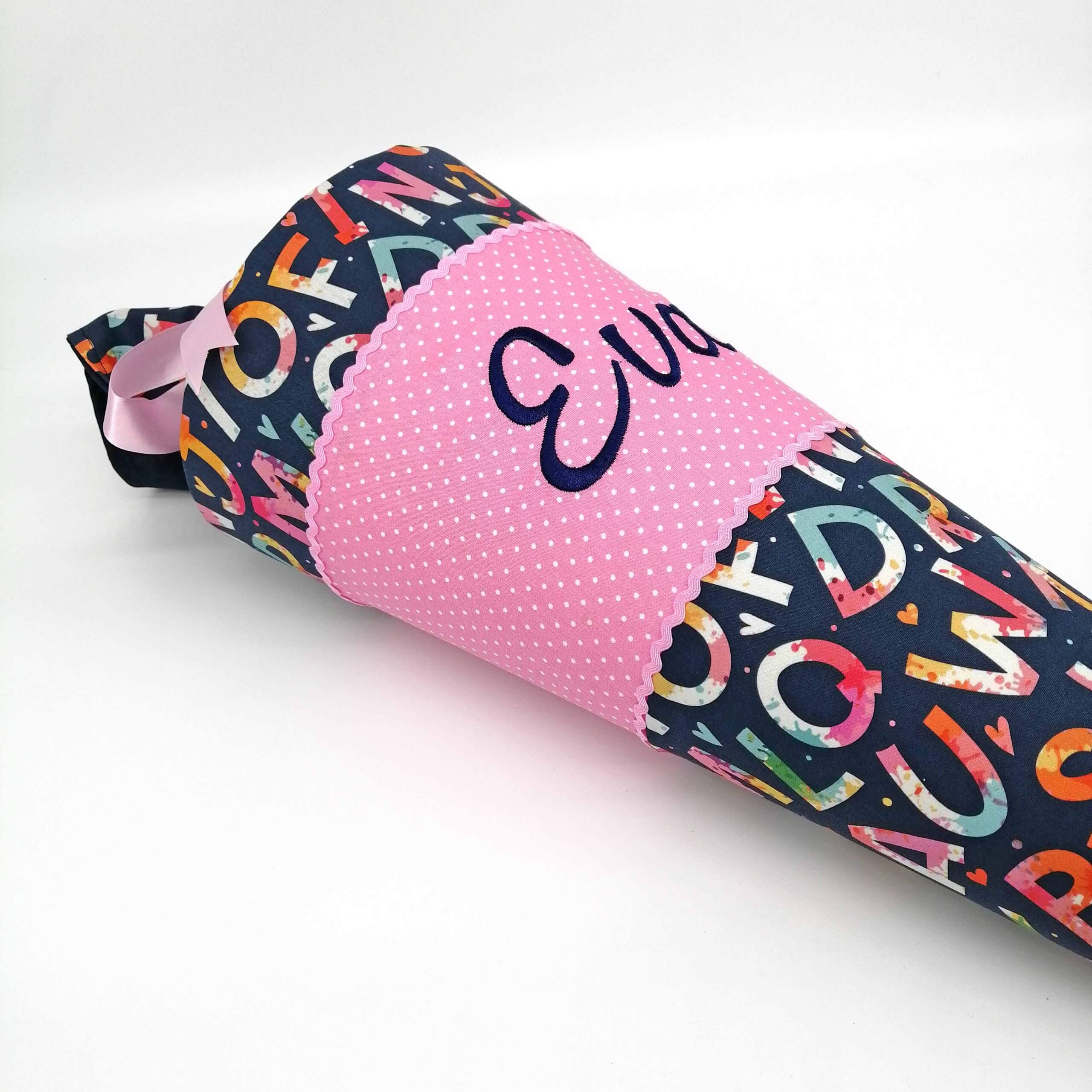 Schultüte/Geschwistertüte "Buchstaben marine" - Image 2