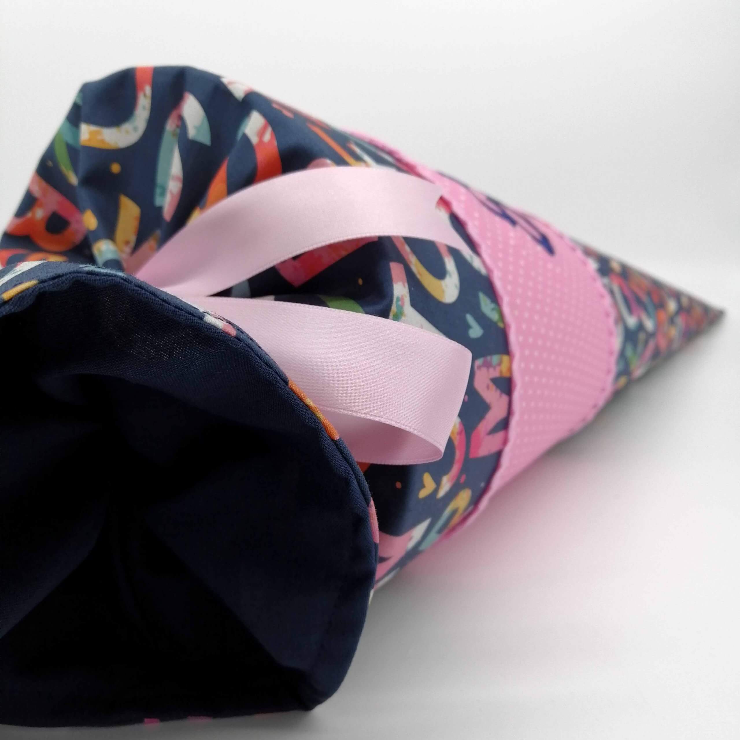 Schultüte/Geschwistertüte "Buchstaben marine" - Image 5