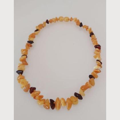 Bernsteinkette - Halskette für Babys - handgeknotet