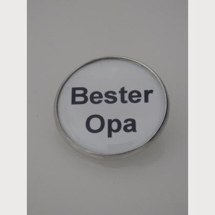 Sprüche - Brosche  "Bester Opa"