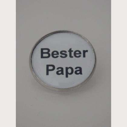Sprüche - Brosche  "Bester Papa"