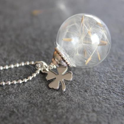 Glaskugelkette Pusteblume