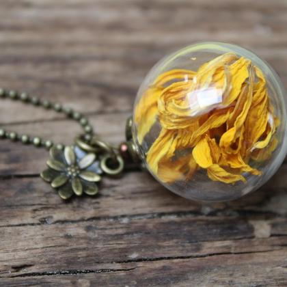 Glaskugelkette Sonnenblume - Image 2