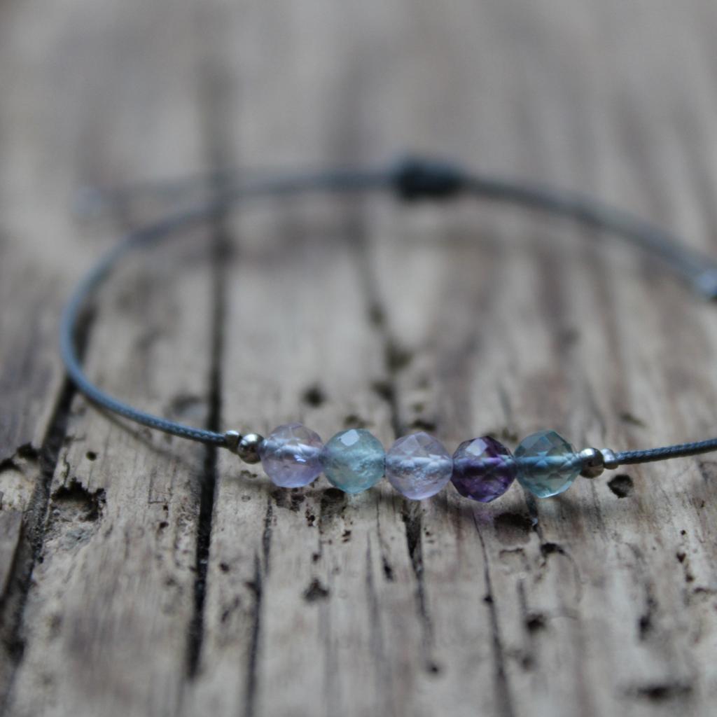 Seelenfreunde Armband "Fluorit"