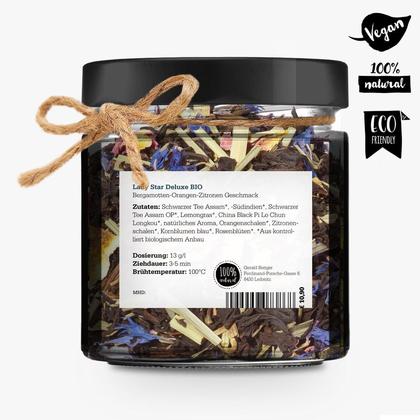 Sengers Tee im Glas "Lady Star Deluxe BIO" Schwarzer Tee - Image 2