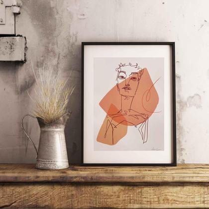 Kunstdruck "the simplicity of being awesome"