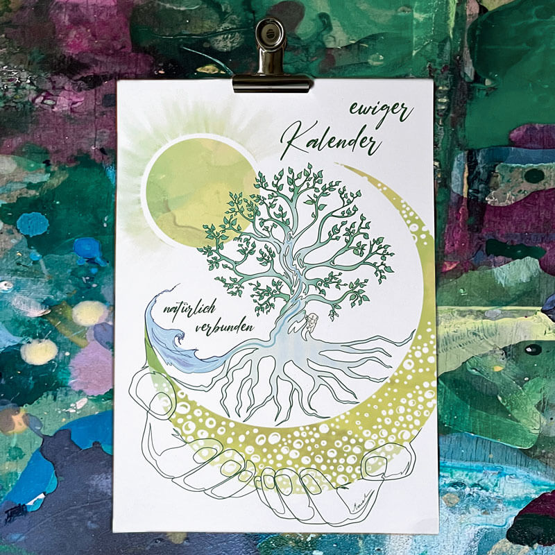 Wandkalender "natürlich verbunden"
