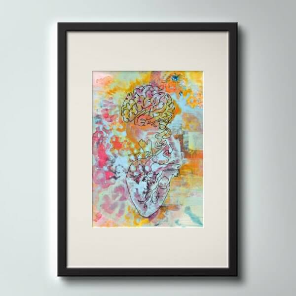 Kunstdruck "heart wisdom"