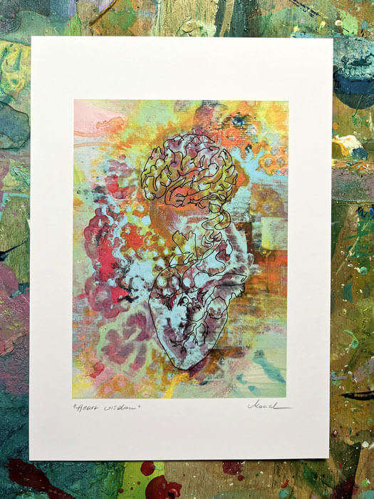 Kunstdruck "heart wisdom"