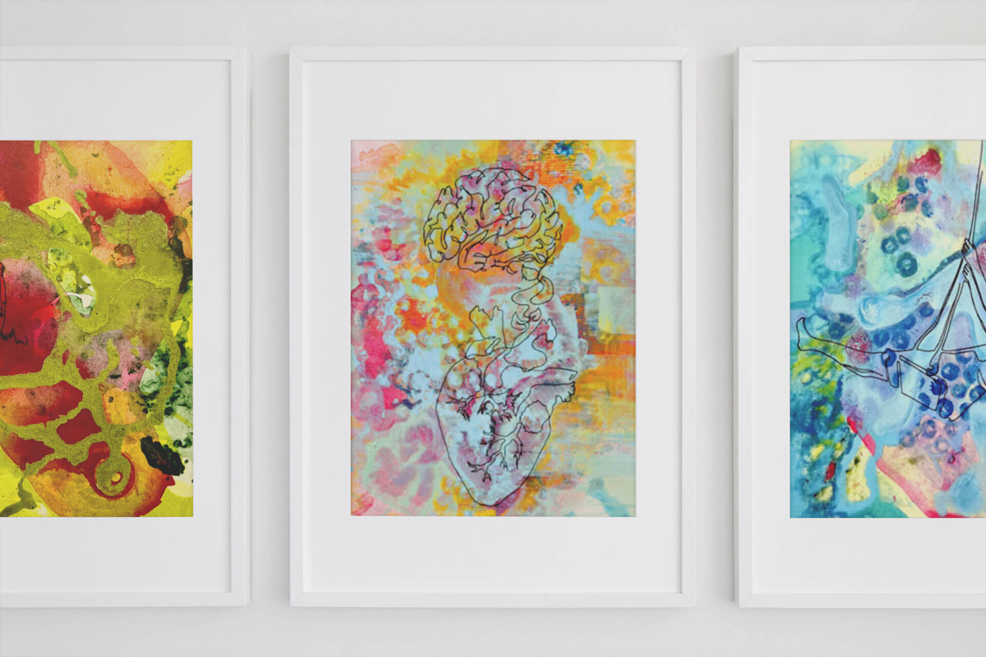 Kunstdruck "heart wisdom"