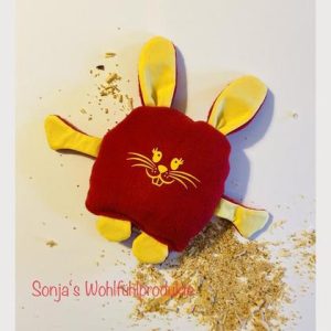 Zirben - Bunny rot-gelb