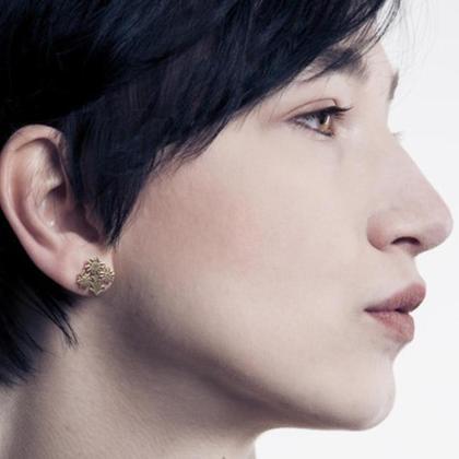 Edelweiß Ohrstecker