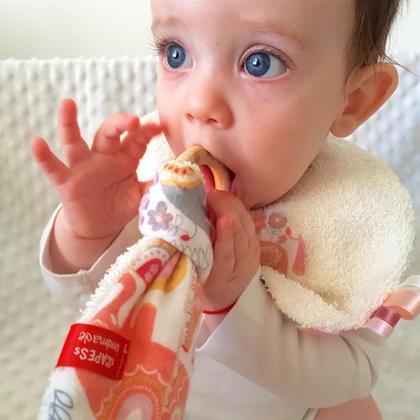 GESCHENKSET - Elephant Bandana bib, taggie blanket & bunny ear teether - Image 2