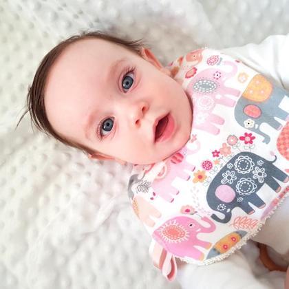 GESCHENKSET - Elephant Bandana bib, taggie blanket & bunny ear teether - Image 3
