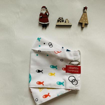 KINDERMASKE - Türkis Wal - Image 3