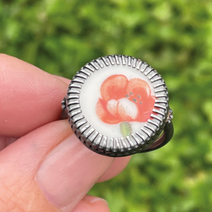 Porzellanring Mohn - Image 4