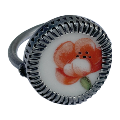 Porzellanring Mohn - Image 2