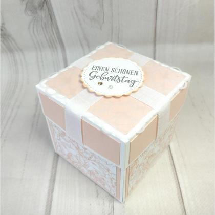 Explosionsbox Geburtstagskörbchen