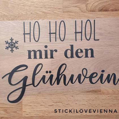 Weihnachtliches Bügelbild HO HO HOL... - Image 3