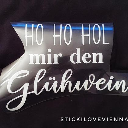 Weihnachtliches Bügelbild HO HO HOL... - Image 2