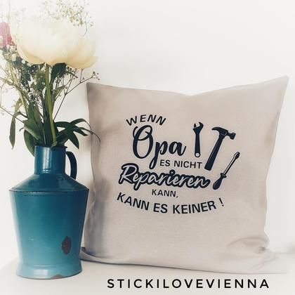 Kissenhülle Opa