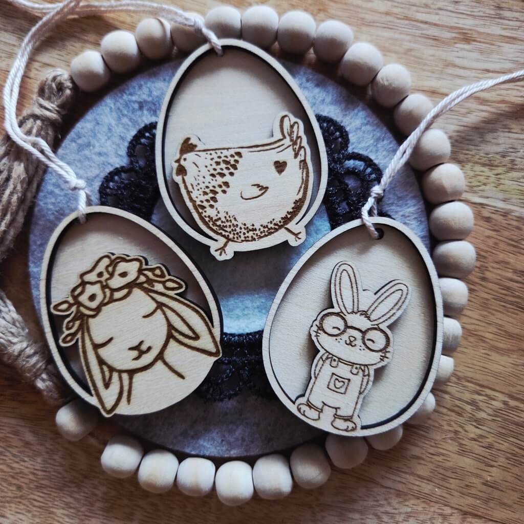 Holzdeko Set Ostern