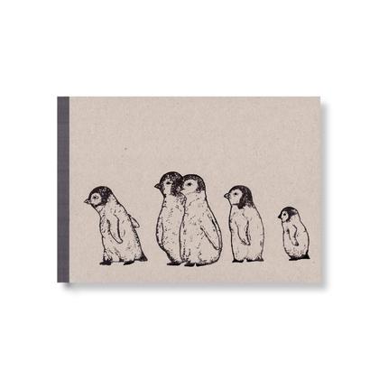SKIZZENBUCH *Baby-Pinguine*, DIN A5 quer, 144 Seiten