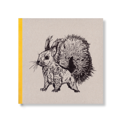 SKIZZENBUCH *Eichhörnchen*, 21 x 21 cm, 144 Seiten