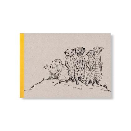 SKIZZENBUCH *Erdmännchen*, DIN A5 quer, 144 Seiten