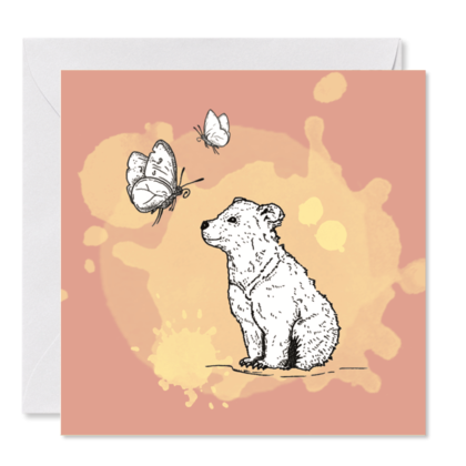 GRUSSKARTE 2. Edition *Frühlingsgefühle* , 14 x 14 cm