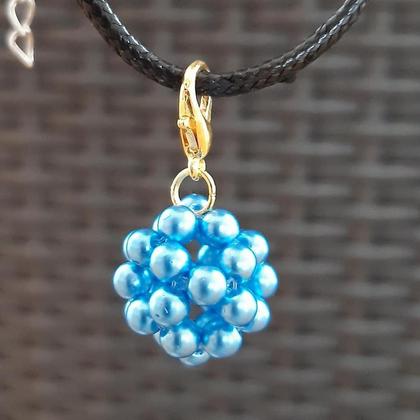 Kugel-Anhänger BLAU-GRAU-TÖNE - Image 3