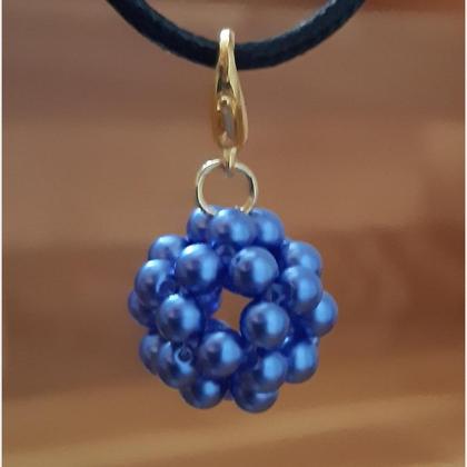 Kugel-Anhänger BLAU-GRAU-TÖNE