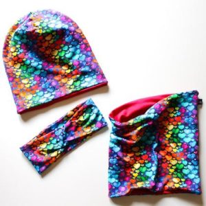 Beanie Loopset Aquarell Herzen