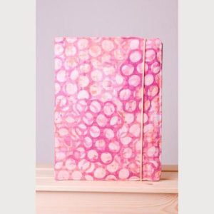 Mappe B5 - rosa Kreise