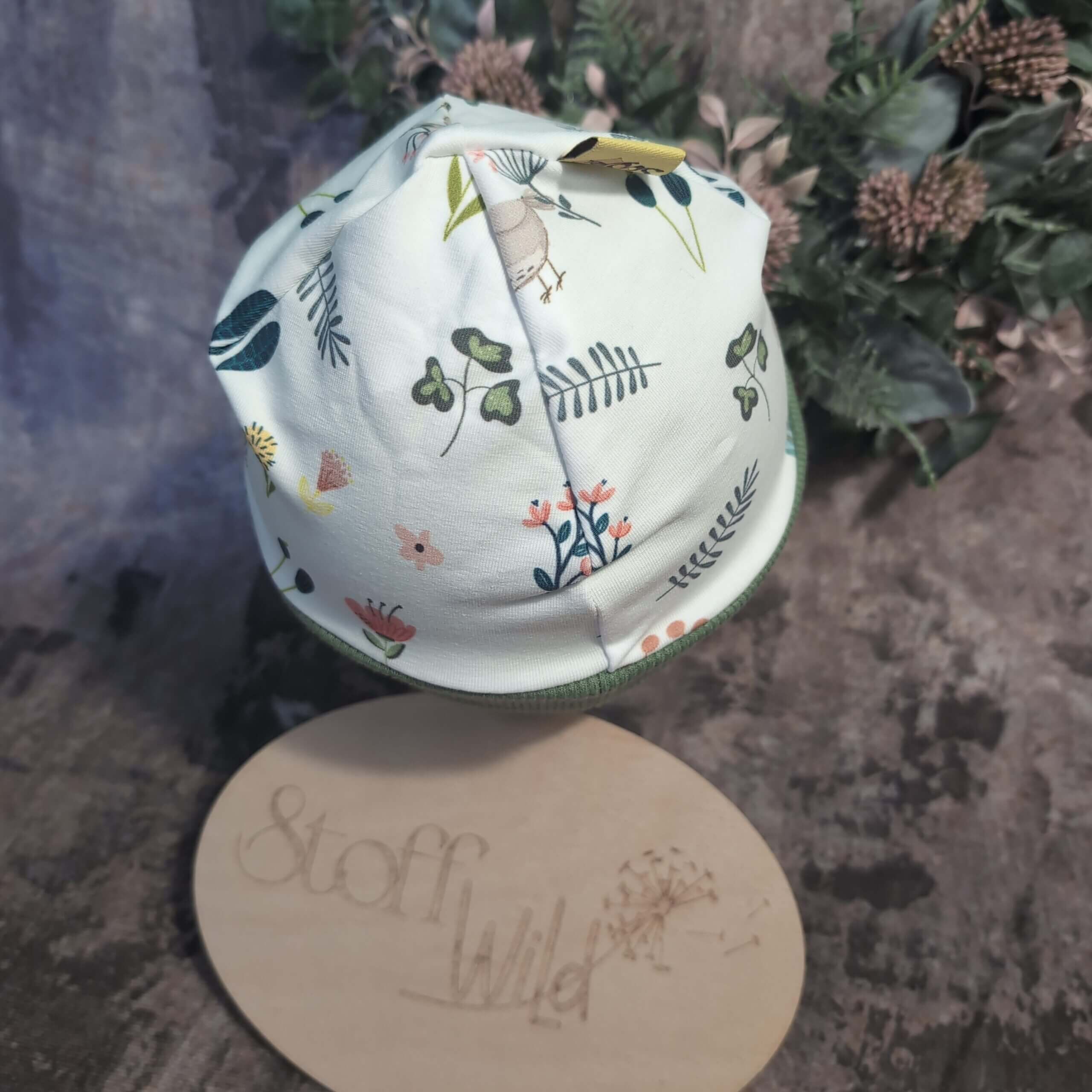 Bündchenhaube Frühlingswiese, Gr. S 39-45cm - Image 9