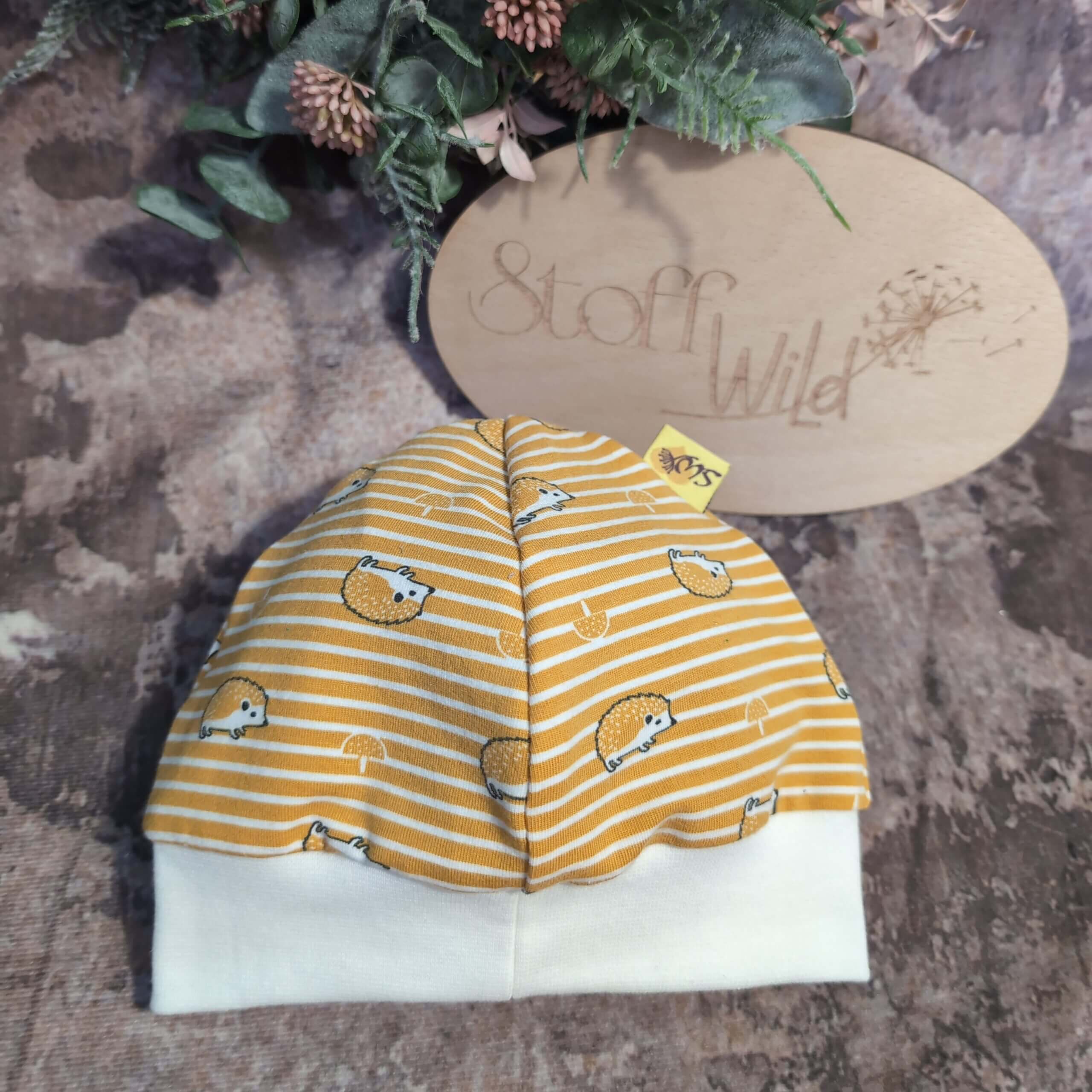 Bündchenhaube Igel, Gr. S 39-45cm - Image 4