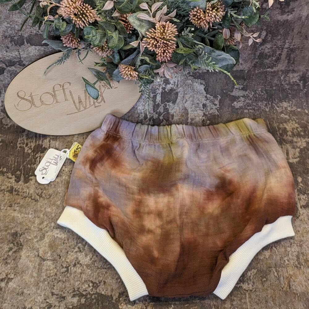 Bummie / Windel-Cover "Batik braun" Gr. 86/92 - Image 4