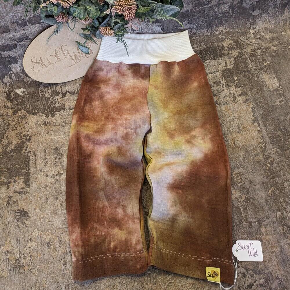 Lange Hose aus Musselin, Gr. 86/92