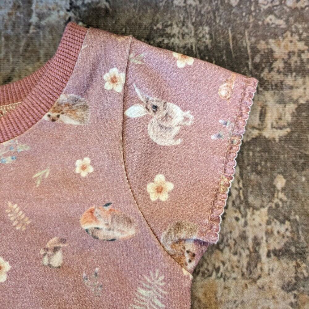 Baby-Kleid Gr. 62/68 "Autumn love altrosa" - Image 5