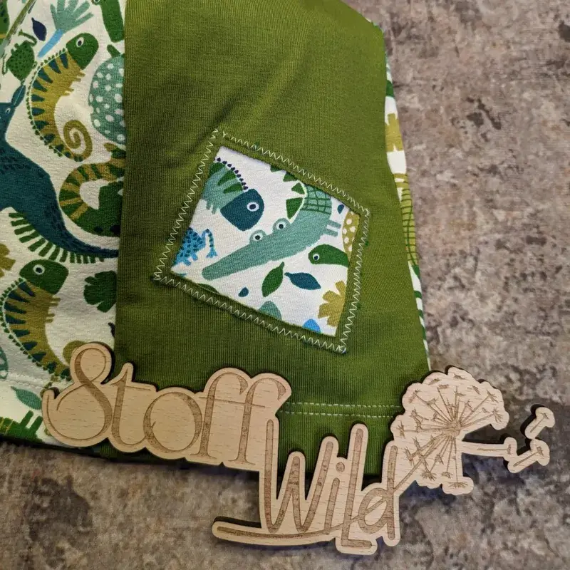 Beanie grüne Tiere, Gr. S - Image 5