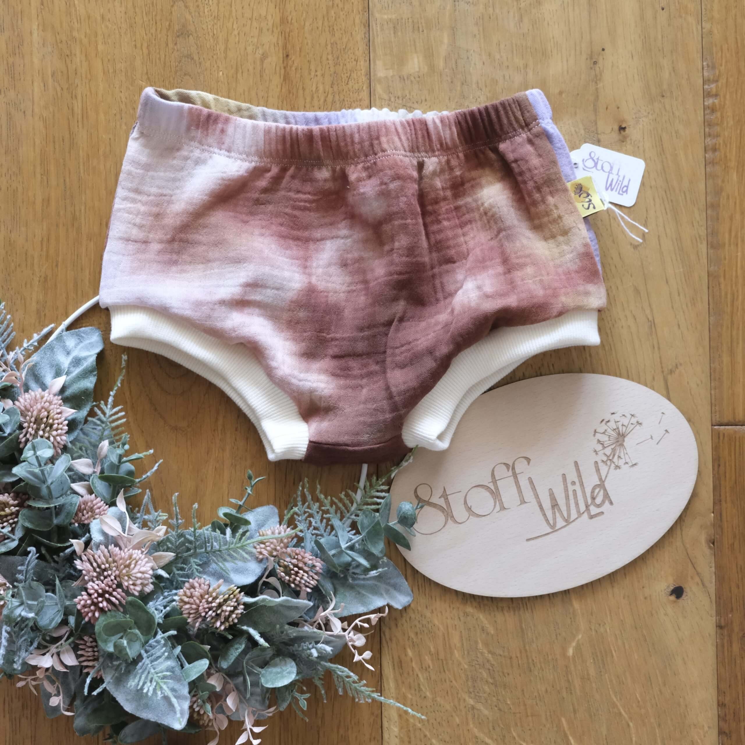 Bummie / Windel-Cover "Batik braun" Gr. 86/92 - Image 6