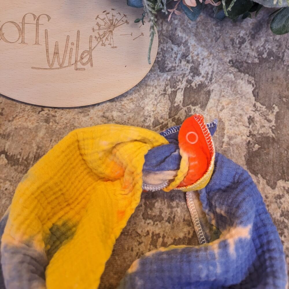 Batik Musselin-Halstuch 50x50cm - Image 5