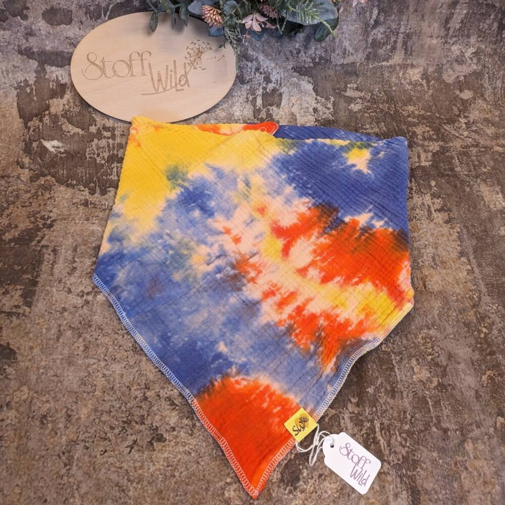 Batik Musselin-Halstuch 50x50cm - Image 4