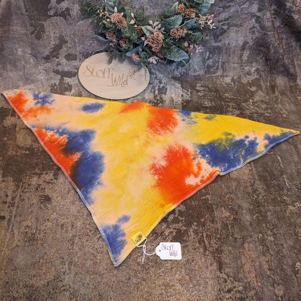 Batik-Musselin-Halstuch 54x54cm - Image 3