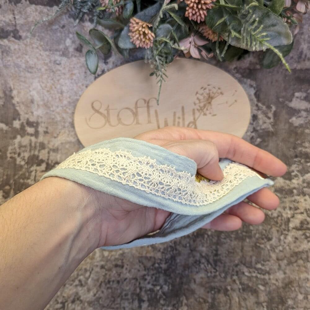 Schhlüsselband Musselin mint-offwhite - Image 2