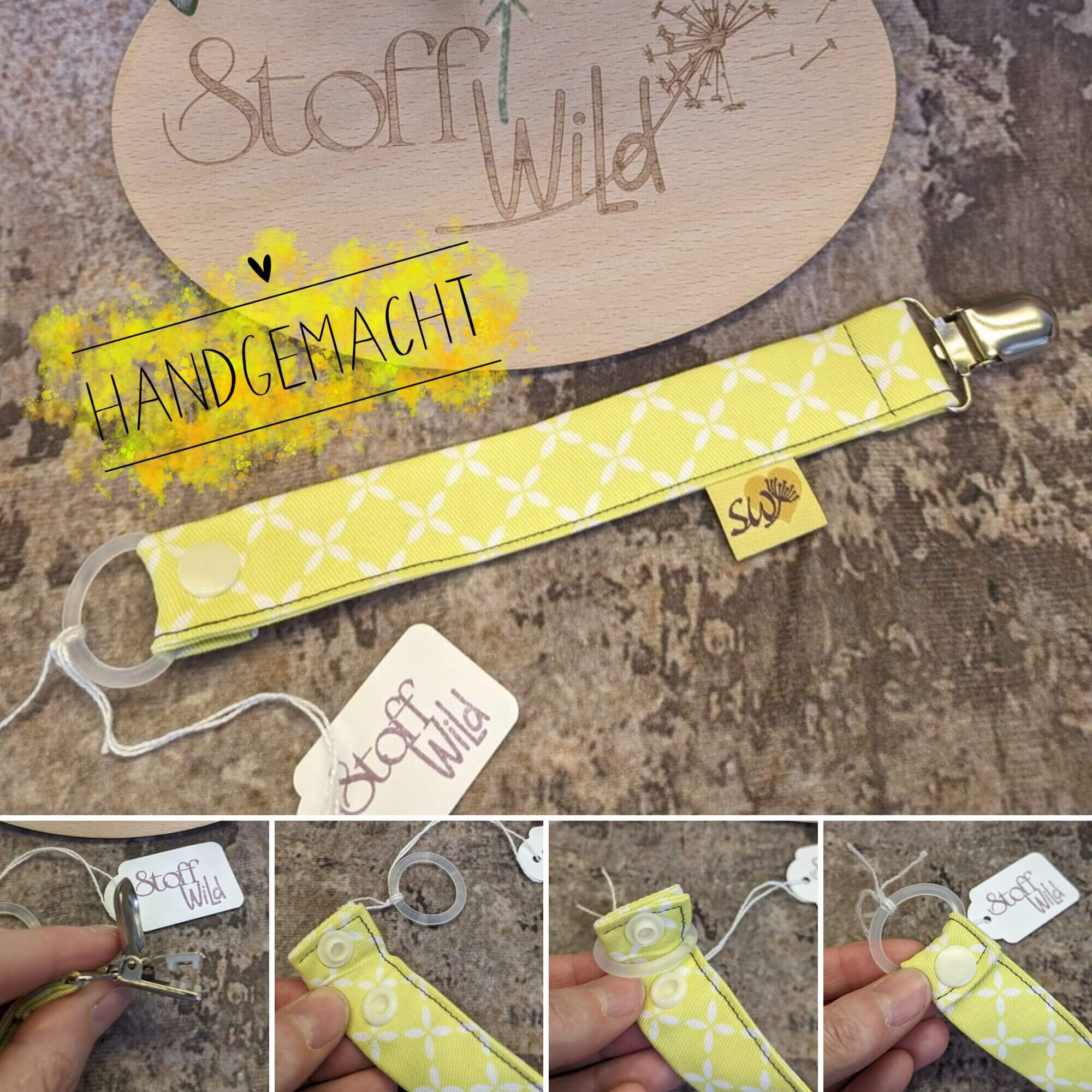 Schnullerband "Limette" - Image 2