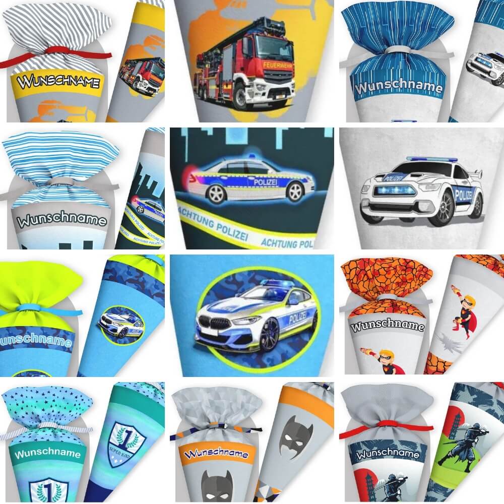 Schultüte mit Wunschname – OHNE Papp-Rohling - Image 18