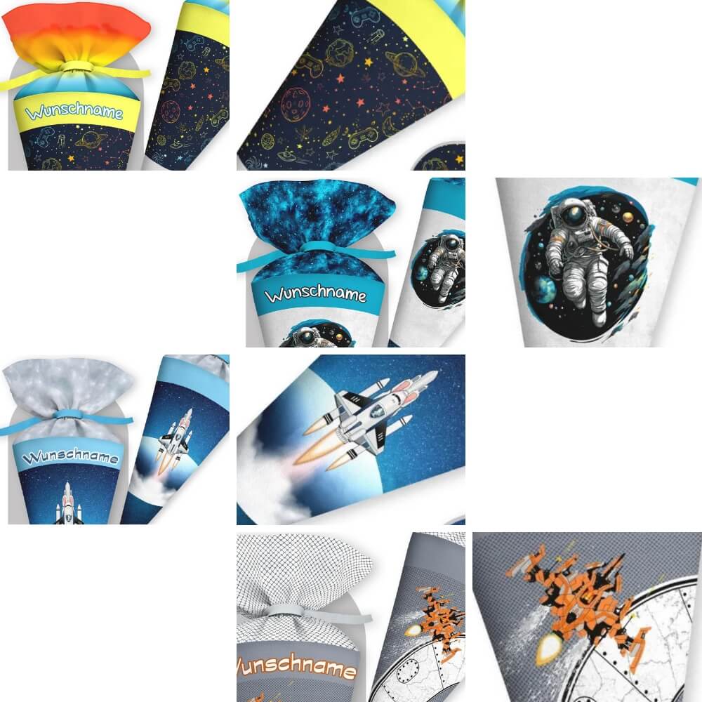 Schultüte mit Wunschname – OHNE Papp-Rohling - Image 20