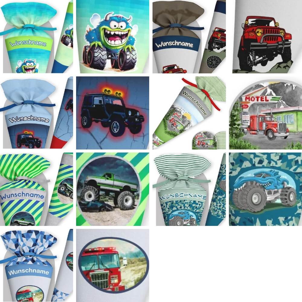 Schultüte mit Wunschname – OHNE Papp-Rohling - Image 16